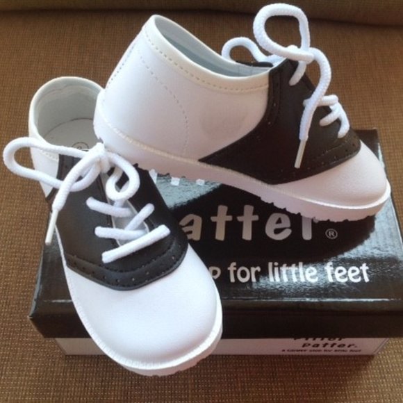 Pitter Patter Other - SADDLE SHOES Black & White RETRO STYLE KIDS NEW!